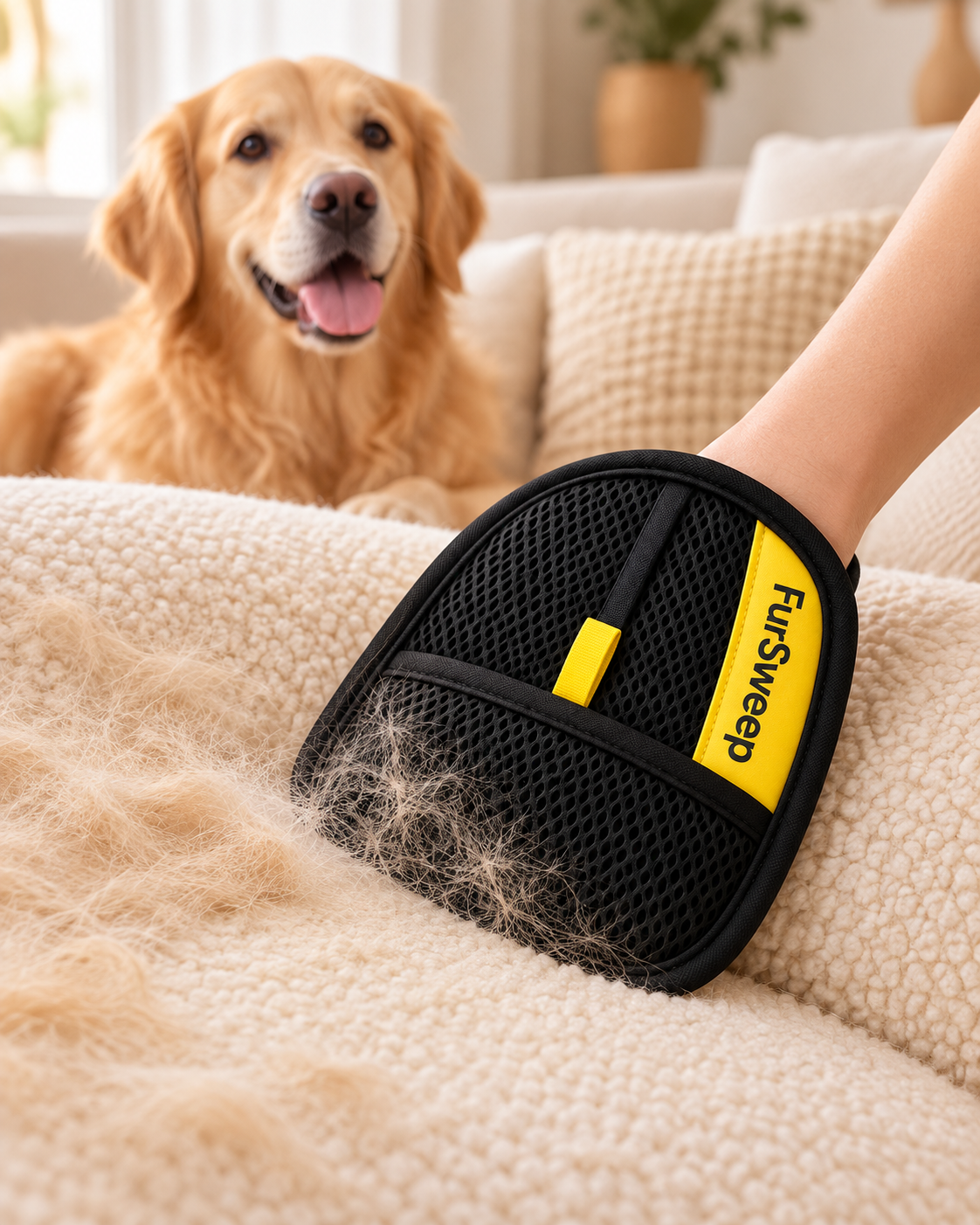 FurSweep™ Pet Hair Remover Mitt