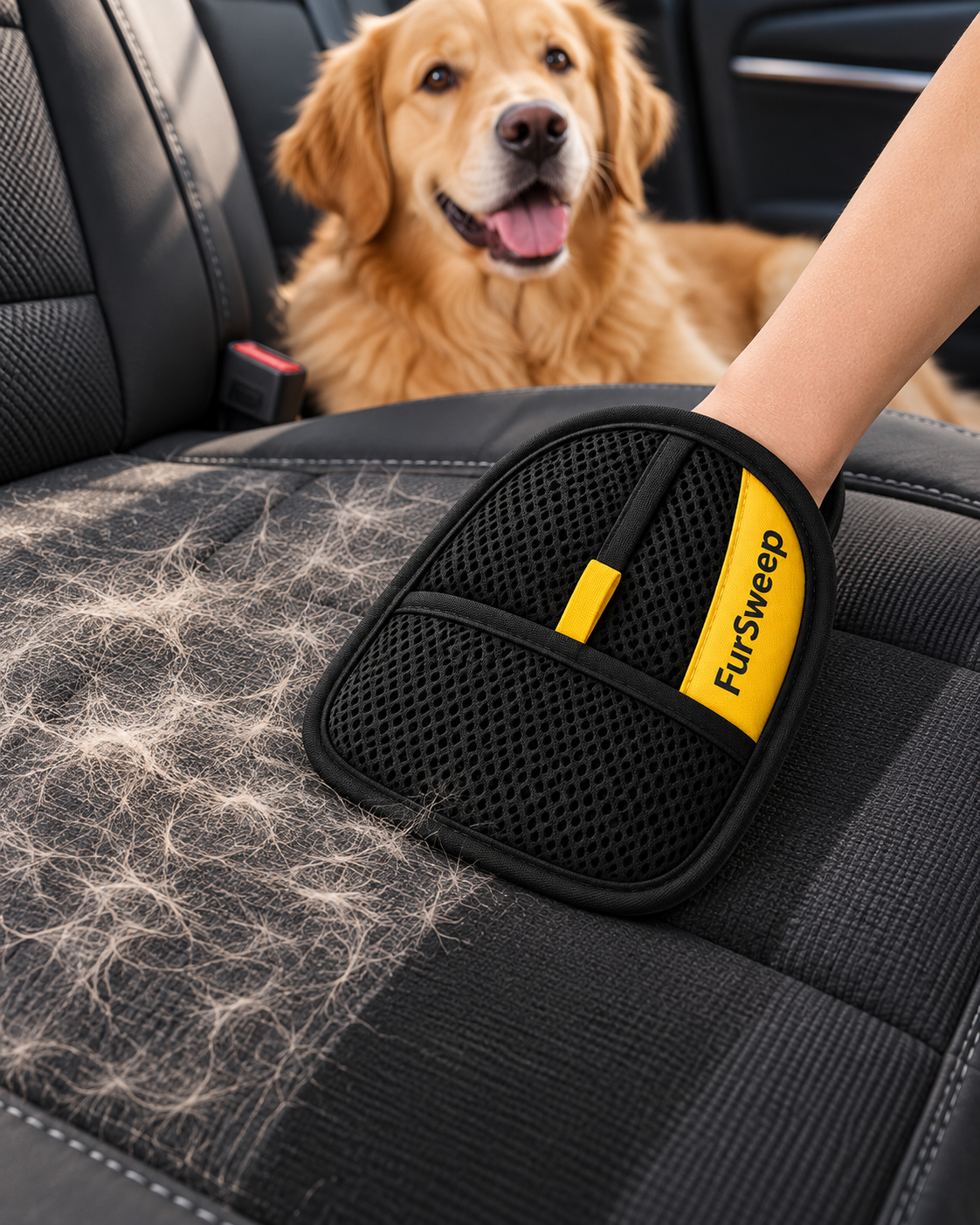 FurSweep™ Pet Hair Remover Mitt