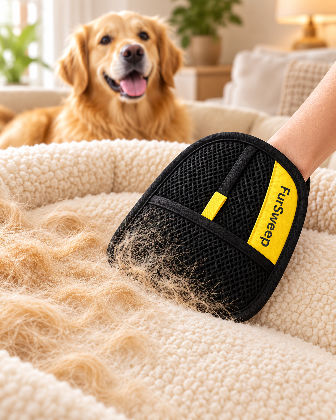 FurSweep™ Pet Hair Remover Mitt