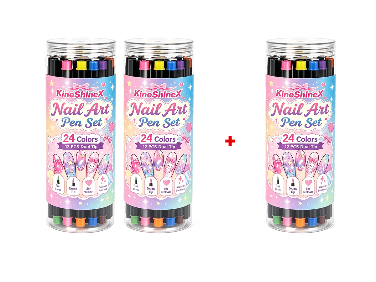 💅 LIMITED‑TIME 50% OFF! 💥 24 Colors Dual Ended Nail Art Pens Set – Creative, Salon‑Quality, Easy DIY ✨